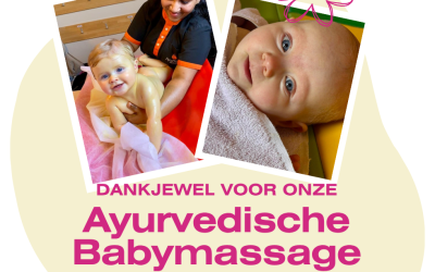 Dankjewel voor onze Ayurvedische Babymassage!